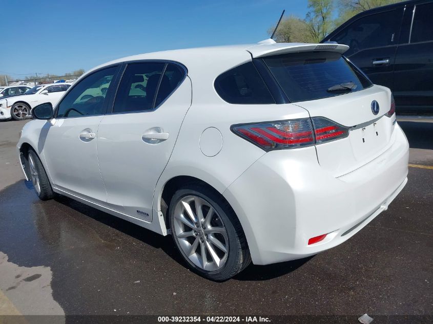 2011 Lexus Ct 200H Premium VIN: JTHKD5BH6B2033958 Lot: 44935904