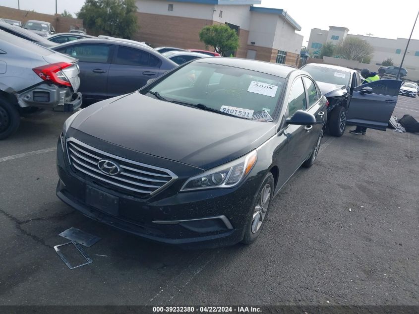 2017 Hyundai Sonata VIN: 5NPE24AF5HH542378 Lot: 46126554