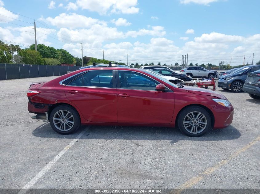 2015 Toyota Camry Se VIN: 4T1BF1FK7FU875501 Lot: 39232398