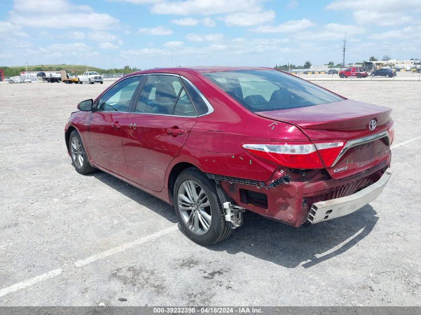 2015 Toyota Camry Se VIN: 4T1BF1FK7FU875501 Lot: 39232398