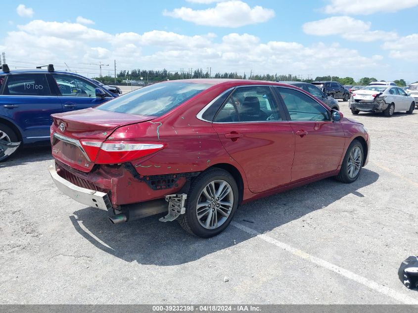 2015 Toyota Camry Se VIN: 4T1BF1FK7FU875501 Lot: 39232398