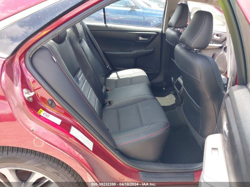 2015 Toyota Camry Se VIN: 4T1BF1FK7FU875501 Lot: 39232398