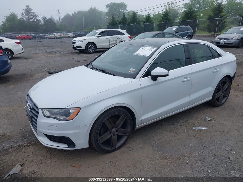 2015 Audi A3 1.8T Premium VIN: WAUCCGFFXF1033600 Lot: 39232399