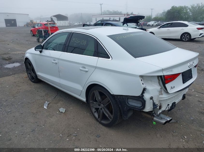 2015 Audi A3 1.8T Premium VIN: WAUCCGFFXF1033600 Lot: 39232399