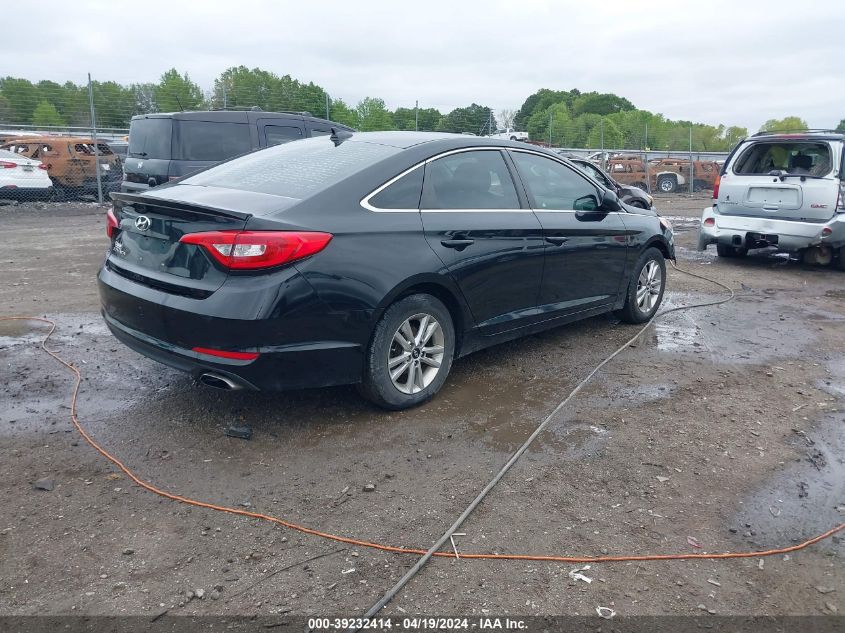 2016 Hyundai Sonata Se VIN: 5NPE24AF1GH358148 Lot: 39232414