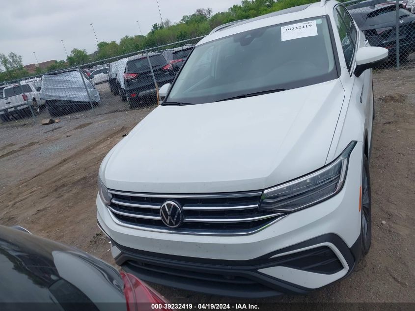 3VV3B7AXXNM119661 2022 Volkswagen Tiguan 2.0T Se