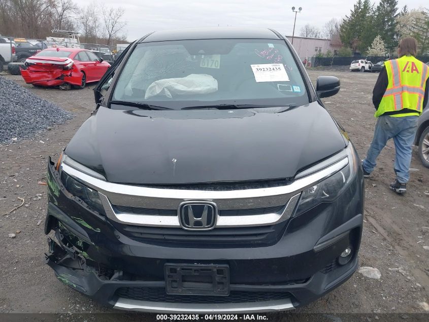 2019 Honda Pilot Ex VIN: 5FNYF6H38KB048515 Lot: 39232435