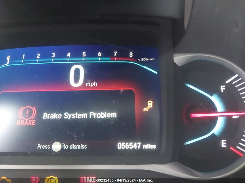 2019 Honda Pilot Ex VIN: 5FNYF6H38KB048515 Lot: 39232435