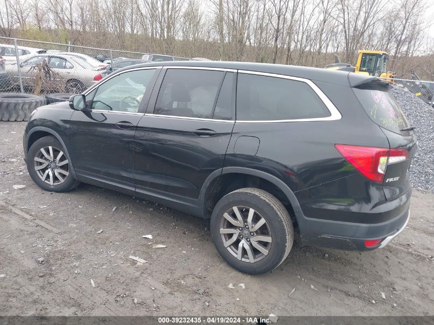 2019 Honda Pilot Ex VIN: 5FNYF6H38KB048515 Lot: 39232435