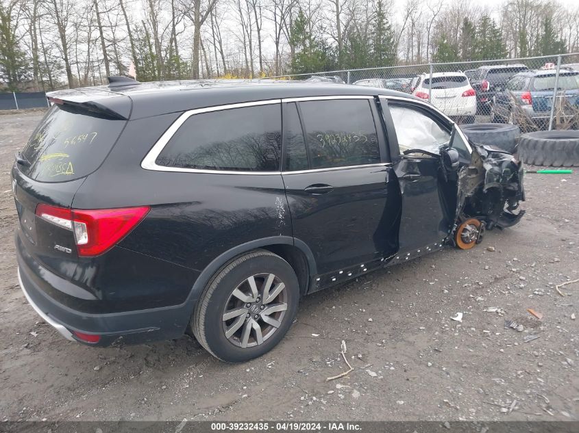 2019 Honda Pilot Ex VIN: 5FNYF6H38KB048515 Lot: 39232435