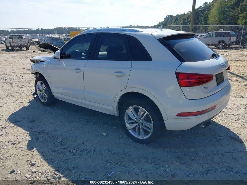 2018 Audi Q3 VIN: WA1BCCFS0JR017611 Lot: 39232498