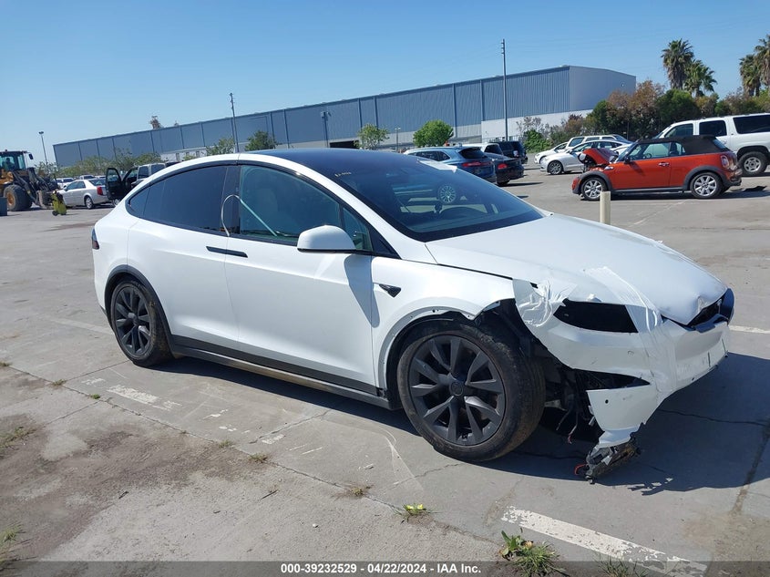 VIN 7SAXCAE52NF345994 2022 TESLA MODEL X
