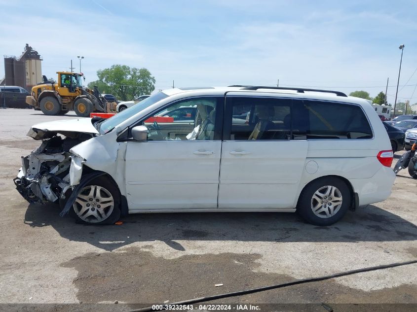 2007 Honda Odyssey Ex-L VIN: 5FNRL38617B141003 Lot: 39232543