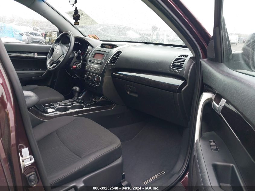 2014 Kia Sorento Lx VIN: 5XYKTCA6XEG535326 Lot: 39232548