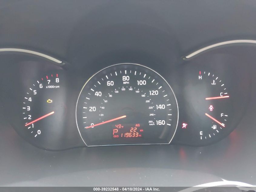 2014 Kia Sorento Lx VIN: 5XYKTCA6XEG535326 Lot: 39232548