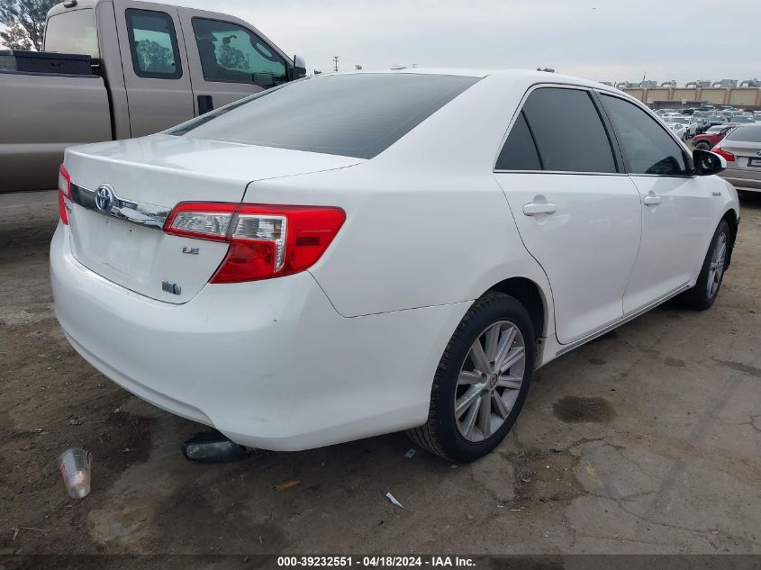 2014 Toyota Camry Hybrid Xle VIN: 4T1BD1FK3EU120026 Lot: 39232551