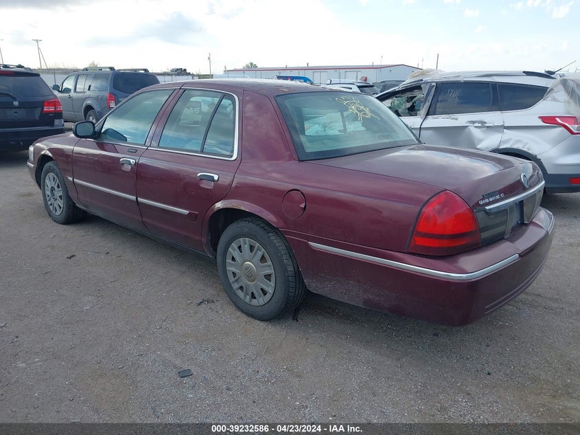 2007 Mercury Grand Marquis Gs VIN: 2MEFM74V27X619190 Lot: 39232586