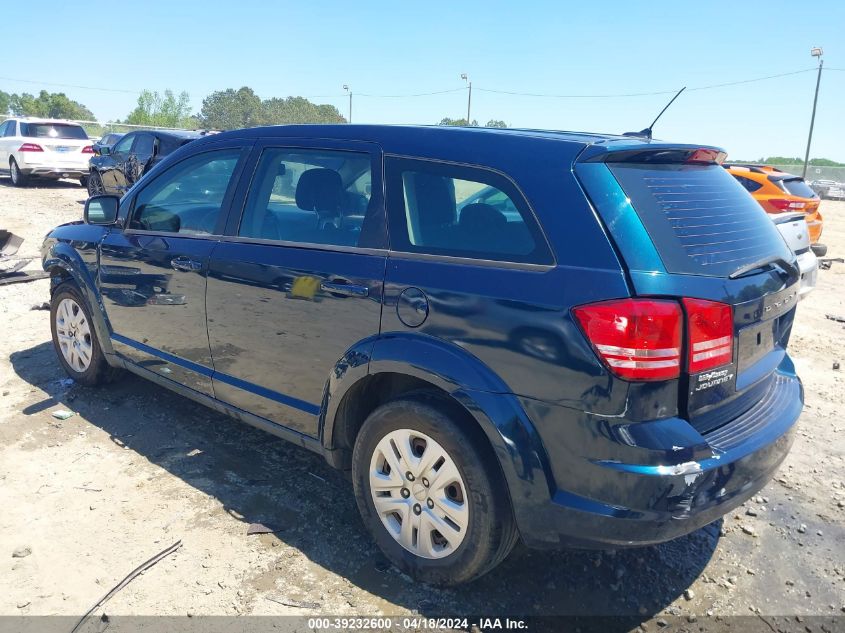 2013 Dodge Journey American Value Pkg VIN: 3C4PDCAB3DT578686 Lot: 39232600