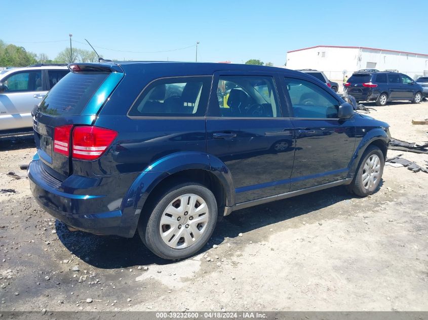 2013 Dodge Journey American Value Pkg VIN: 3C4PDCAB3DT578686 Lot: 39232600
