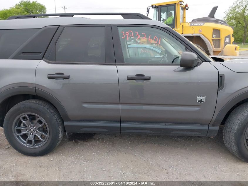 2021 Ford Bronco Sport Big Bend VIN: 3FMCR9B63MRA72661 Lot: 39232601