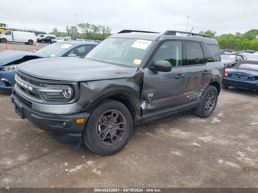 2021 Ford Bronco Sport Big Bend VIN: 3FMCR9B63MRA72661 Lot: 39232601