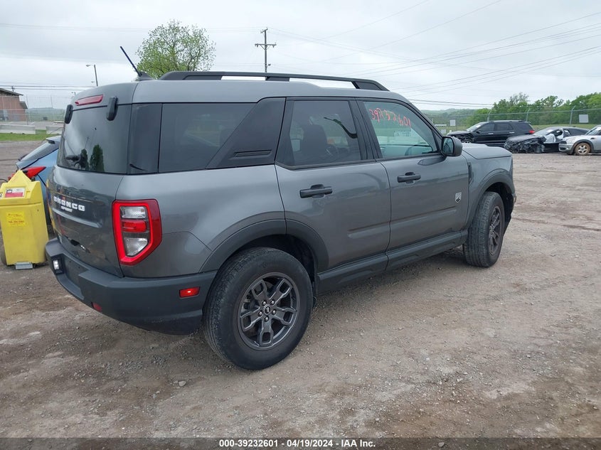 2021 Ford Bronco Sport Big Bend VIN: 3FMCR9B63MRA72661 Lot: 39232601