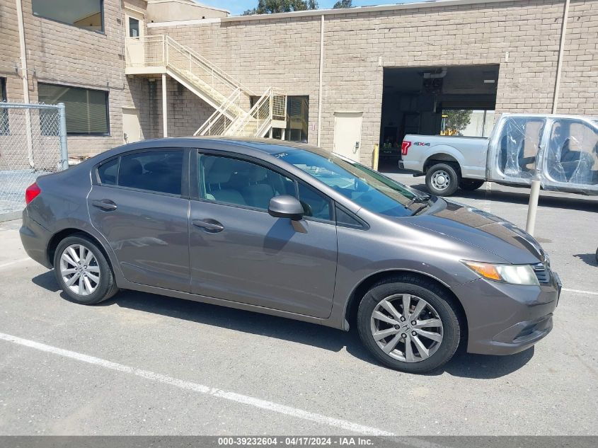 2012 Honda Civic Ex VIN: 19XFB2F80CE328169 Lot: 39232604