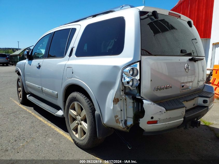 2012 Nissan Armada Platinum VIN: 5N1AA0NE7CN614536 Lot: 39232619