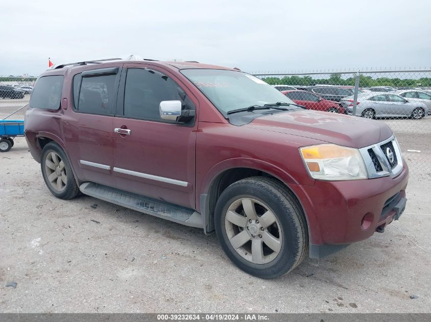 2010 Nissan Armada Titanium VIN: 5N1BA0ND5AN605083 Lot: 39232634