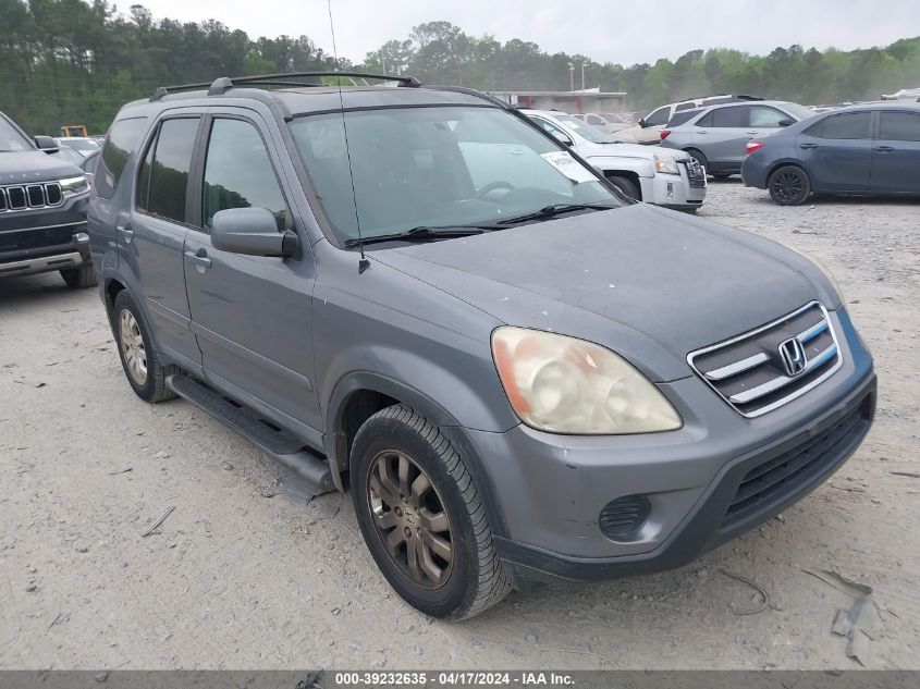 2005 Honda Cr-V Se VIN: SHSRD78905U314742 Lot: 39232635