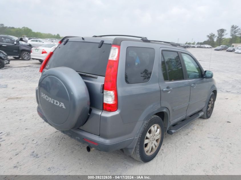 2005 Honda Cr-V Se VIN: SHSRD78905U314742 Lot: 39232635