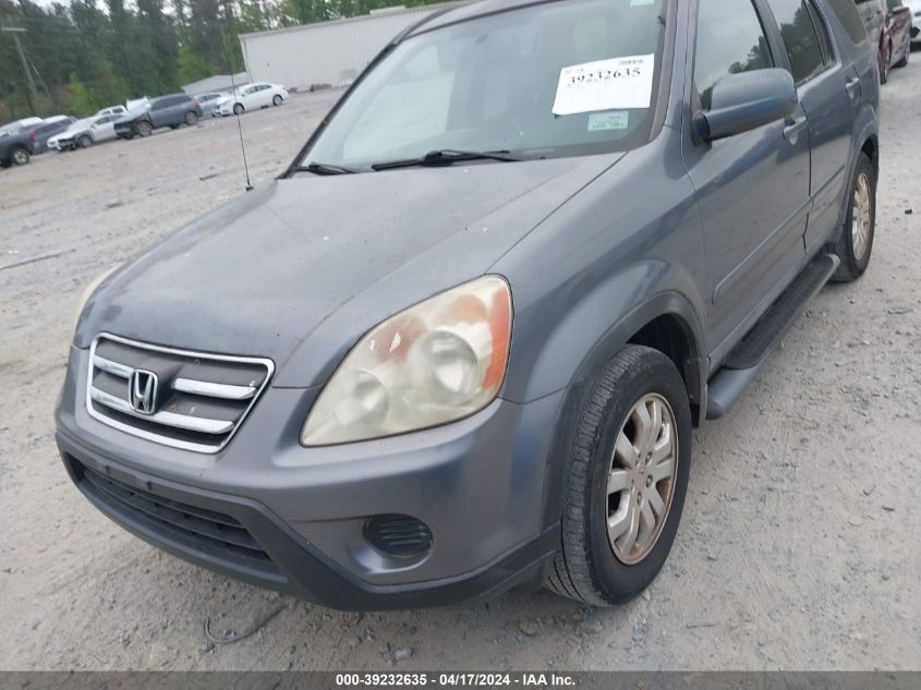 2005 Honda Cr-V Se VIN: SHSRD78905U314742 Lot: 39232635