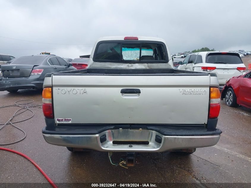 2002 Toyota Tacoma Prerunner V6 VIN: 5TEGN92N92Z006914 Lot: 39232647