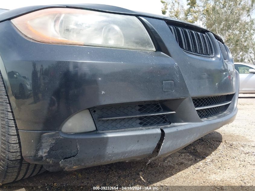 2008 BMW 328I VIN: WBAVA37568NL52761 Lot: 39232654