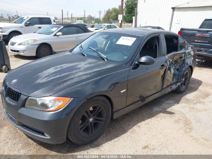 2008 BMW 328I VIN: WBAVA37568NL52761 Lot: 39232654