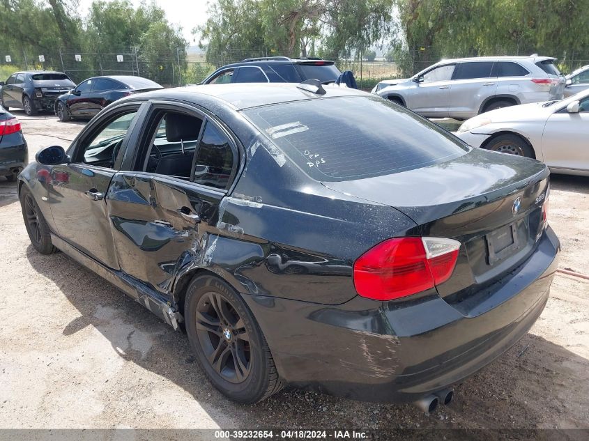 2008 BMW 328I VIN: WBAVA37568NL52761 Lot: 39232654