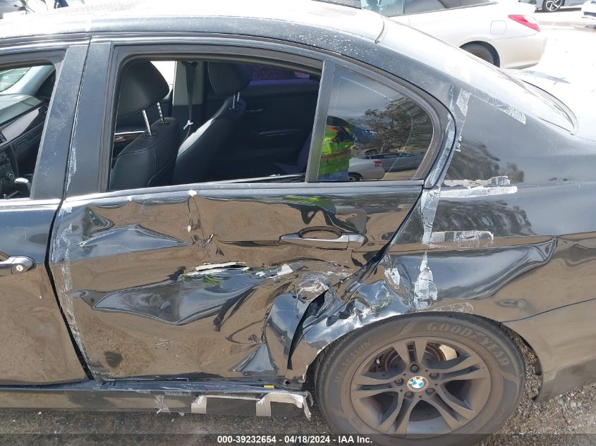 2008 BMW 328I VIN: WBAVA37568NL52761 Lot: 39232654