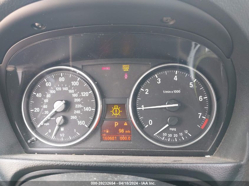 2008 BMW 328I VIN: WBAVA37568NL52761 Lot: 39232654