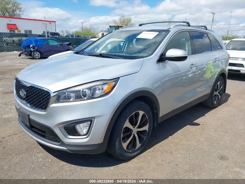 2016 Kia Sorento 3.3L Ex VIN: 5XYPH4A56GG099632 Lot: 39232680