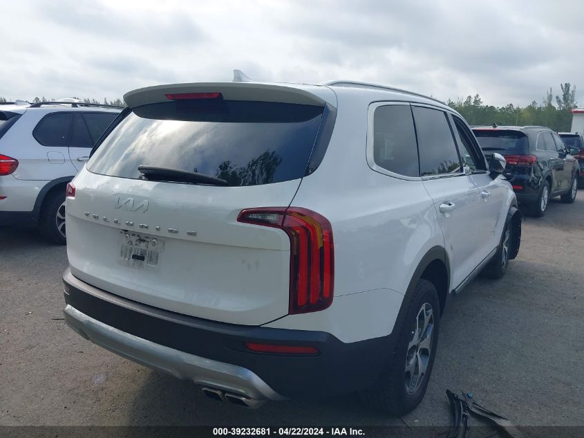 2022 Kia Telluride Ex VIN: 5XYP34HC5NG253201 Lot: 48676804