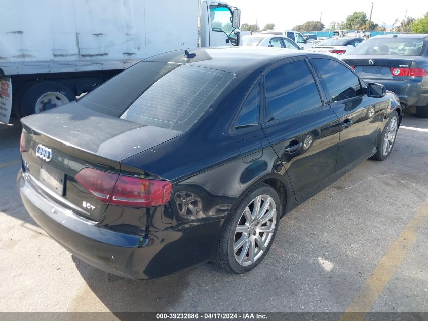 2010 Audi A4 2.0T Premium VIN: WAUAFAFL6AN063583 Lot: 39232686