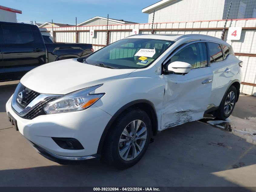 2017 NISSAN MURANO SL - 5N1AZ2MG0HN119867