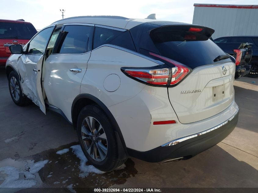 2017 Nissan Murano Sl VIN: 5N1AZ2MG0HN119867 Lot: 51363244