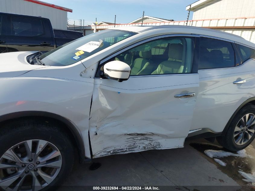 2017 Nissan Murano Sl VIN: 5N1AZ2MG0HN119867 Lot: 51363244