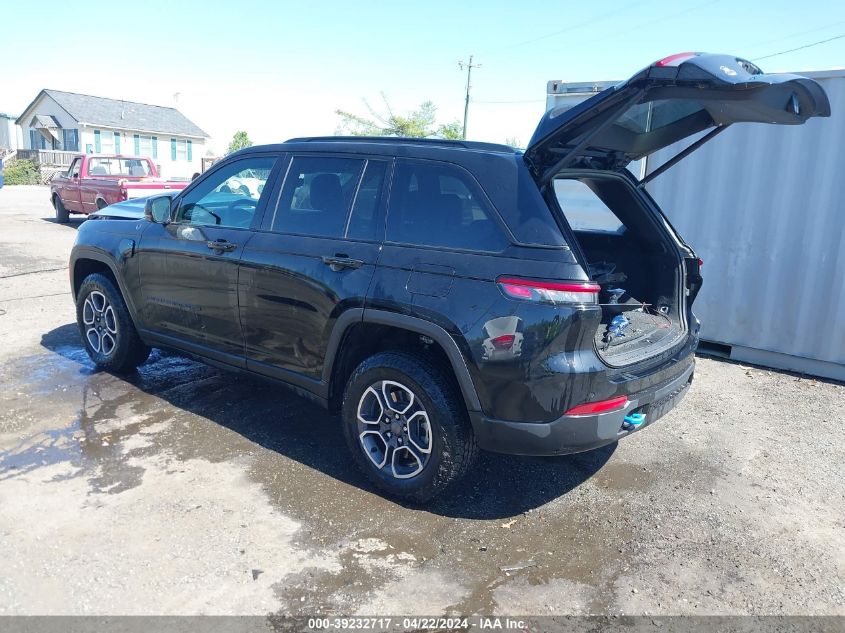 2022 Jeep Grand Cherokee 4Xe Trailhawk 4X4 VIN: 1C4RJYC63N8724695 Lot: 44225104