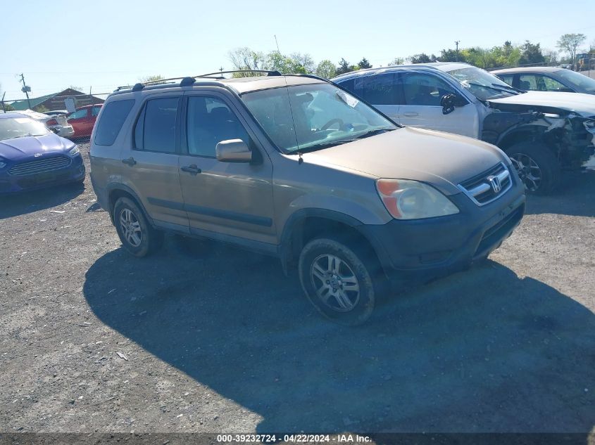 2003 Honda Cr-V Ex VIN: SHSRD78803U120684 Lot: 39232724