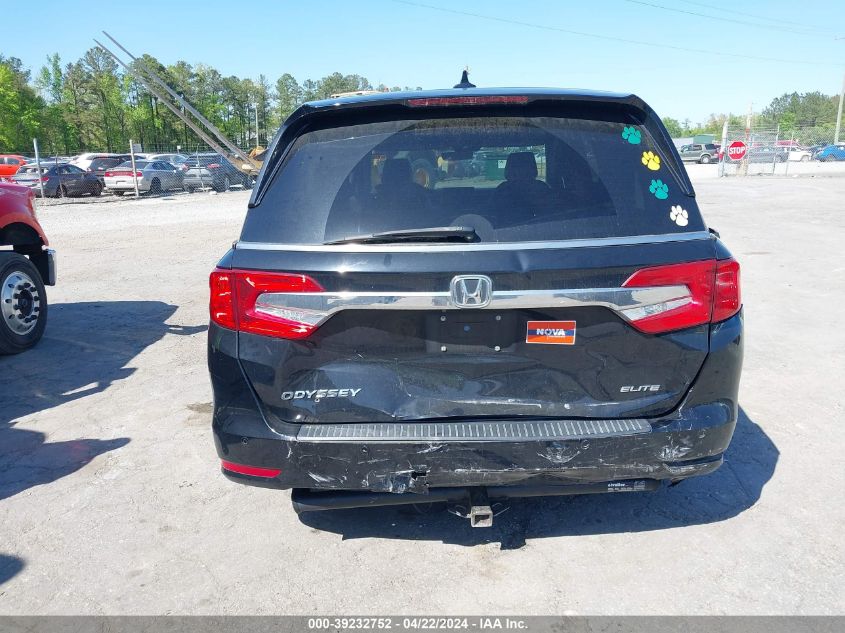 2018 Honda Odyssey Elite VIN: 5FNRL6H94JB092740 Lot: 39232752