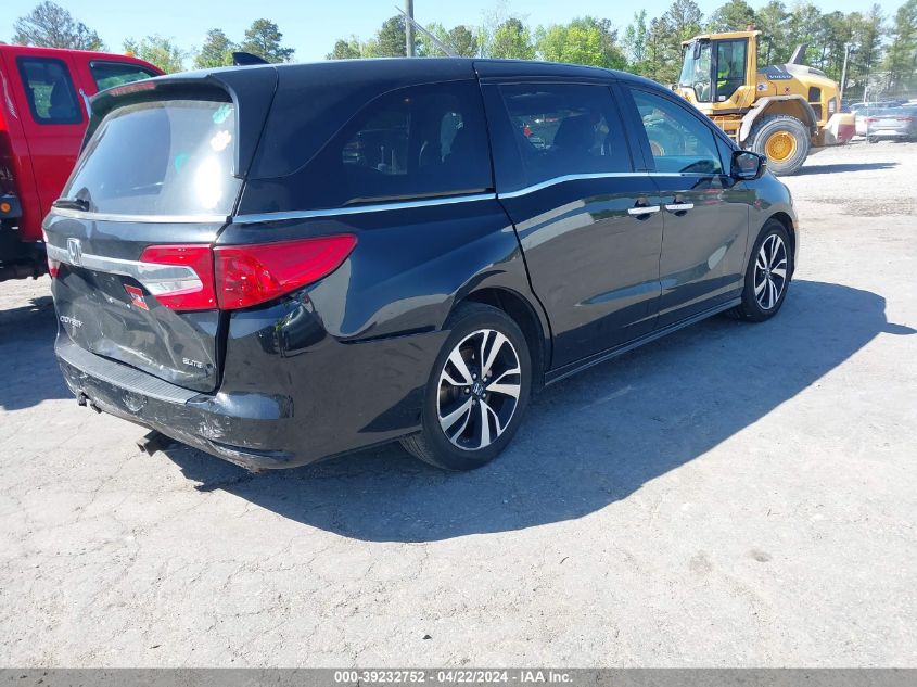 2018 Honda Odyssey Elite VIN: 5FNRL6H94JB092740 Lot: 39232752