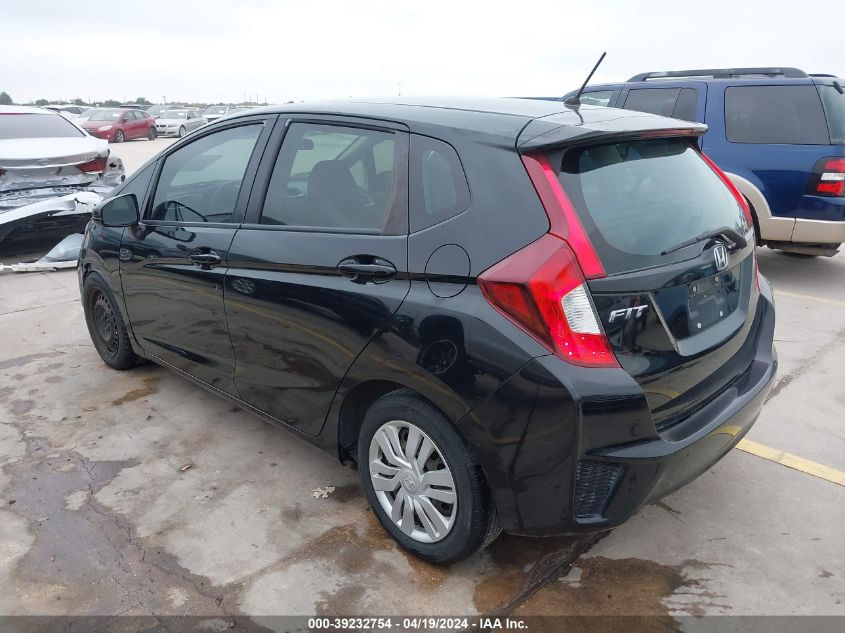 2016 Honda Fit Lx VIN: JHMGK5H57GX026990 Lot: 39232754