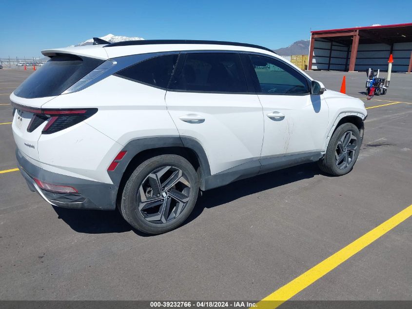 2022 Hyundai Tucson Hybrid Limited VIN: KM8JECA12NU045693 Lot: 39232766